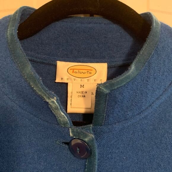 Talbots Blue Wool Jacket - Picture 8 of 8